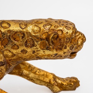 Majestic Gold Tiger Table Article Estatuilla decorativa elegante de animales para la decoración del hogar Oficina Evento Regalo Display Accent - Product Image 3