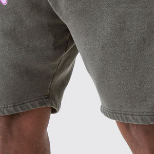 Pantalones cortos transpirables hechos en fábrica para hombre, diseño personalizado con cierre de cordón a precio - Product Image 4