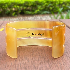 กำไลข้อมือทำมือจากเขาสัตว์ธรรมชาติระดับพรีเมียม - ของขวัญสำหรับทุกเพศ มีหลายขนาดให้เลือก Tradebyd - Product Image 2