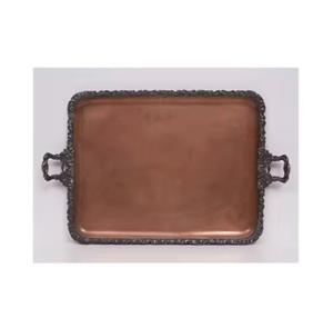 Bandejas de Servir de Cobre Martillado, Decorativas, Resistentes al Óxido, para Postres y Alimentos, Hechas a Mano - Product Image 5