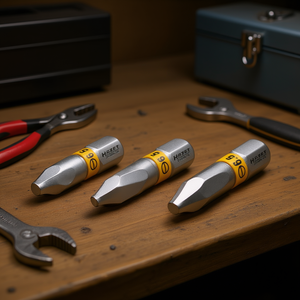 Hazet 1/4'' Slotted <b>Bit</b> <b>Set</b> 3-Piece <b>Screwdriver</b> Collection - Product Image 3