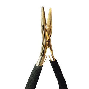 Pince à extensions capillaires en acier inoxydable pratique, fonction 2-en-1, poignées durables et lisses, emballage personnalisé pour salons de beauté et usage domestique - Product Image 5