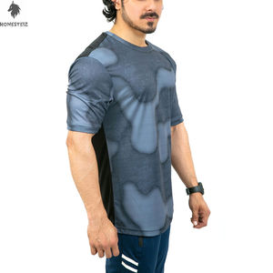 Camiseta personalizada para hombre de alta calidad 100% algodón Hip Hop Streetwear Ringer DTG y tela de punto con serigrafía - Product Image 4