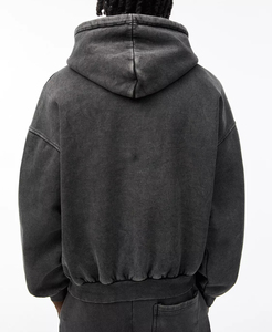 Cotton Heavyweight Acid Washed Hoodies and <b>Sweatpants</b> <b>Sets</b> Vantage Style Tracksuit <b>Sets</b> - Product Image 5