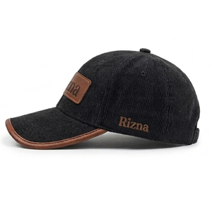 Gorra de Béisbol RIZNA de Sarga Vaquera, 6 Paneles, Ajustable, Unisex, Deportiva, Formal, Casual, con Logotipo Bordado en 3D en el Panel Frontal, Azul, de Algodón - Product Image 2