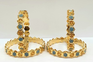 24KT ดูไบ4ชิ้นชุบทองของผู้หญิงชุดเครื่องประดับแฟชั่นยอดนิยมราคาไม่แพง - Product Image 2