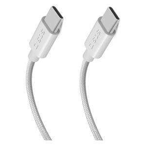 Cable de Datos USB-C Trenzado de 60W, 2m, Gris, TECABLETISSUE2G Cavo - Product Image 1