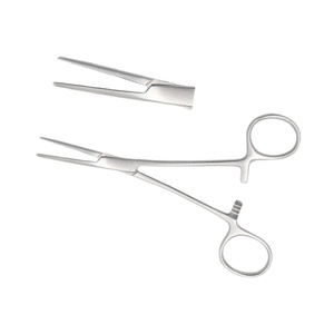 Pinces hémostatiques droites Kelly 14 cm, manuelles, en acier inoxydable, instrument chirurgical certifié CE MEDZORA SURGICAL MS-3009, garantie 2 ans - Product Image 1