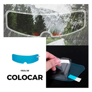 Film imperméable pour visière de casque de moto - Couleurs assorties - Product Image 3