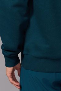 Sudadera de invierno de manga larga personalizada para hombre, jersey de color sólido con cuello redondo de Algodón 100% con logotipo personalizado y bordado OEM - Product Image 6