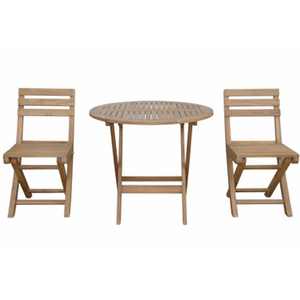 CHAISE PATIO ENSEMBLE EN BOIS DE TECK FABRIQUÉ EN INDONÉSIE - Product Image 2