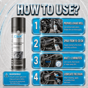 Spray nettoyant pour chaîne de moto DVX (500 ml) - Product Image 3
