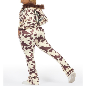 Conjunto Deportivo para Mujer, Chándal con Inserciones de Malla, Suave, Cómodo y Transpirable para Entrenamiento, Correr, Fitness - Product Image 6