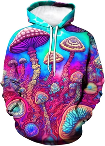 Sweat-shirt à capuche pour homme avec impression par sublimation intégrale personnalisée, confortable, durable, respirant, nouveauté - Product Image 2