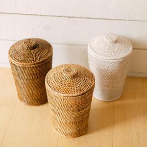 Cestas apilables de ratán tejido: precio de proveedor, cestas naturales para ropa sucia, juguetes y almacenamiento. - Product Image 2