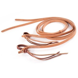 Rênes de cheval en cuir véritable faites à la main, logo personnalisé, style vintage, rênes courtes à prix de gros - Product Image 5