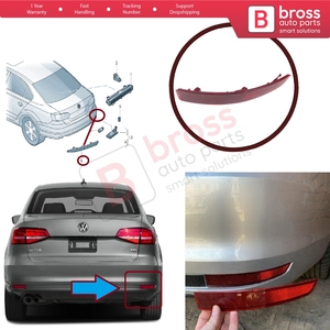 Reflector de Parachoques Trasero Derecho BSP1077 5C6945106B para Jetta Vento Syncro 2015-2017 - Product Image 5