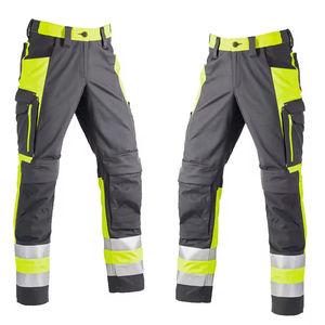 2025 personalizado su propia marca precio barato pantalón de seguridad trabajo poliéster algodón pantalones de seguridad trabajo reflectante para hombres - Product Image 3