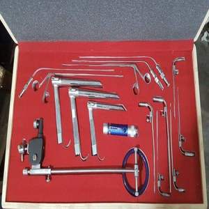 ชุดเครื่องมือส่องกล้องที่ช่วยในลำคอแบบแข็งแบบรักษาตนเองชุดเครื่องมือรักษากล่องเสียงโดย rsasa - Product Image 3