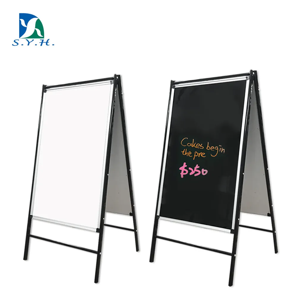 Складной магнитный свободно стоящий плакат зеркало зеленая доска Мольберт