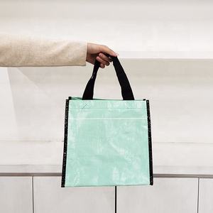 ถุงช้อปปิ้งผ้า PP พร้อมหูหิ้วปรับขนาดได้ (ผ้า PP/ผ้าไม่ทอ) สำหรับซูเปอร์มาร์เก็ตและร้านค้า - Product Image 1