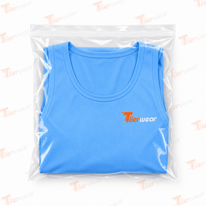 เสื้อกล้ามผู้ชายสีน้ำเงิน คอกลม ระบายอากาศได้ดี ผลิตจากโพลีเอสเตอร์ เหมาะสำหรับออกกำลังกาย พิมพ์ลายโลโก้ด้านหน้า สไตล์ลำลอง สปอร์ต เสื้อกล้ามออกกำลังกายสำหรับผู้ชาย - Product Image 4