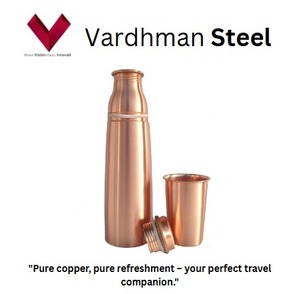 Artículos de Venta Caliente 2025, Botella Térmica de Cobre de 330 g y 1 Litro, Bebe con Estilo, Mantente Fresco, El Poder del Cobre para tu Bebida Perfecta - Product Image 2