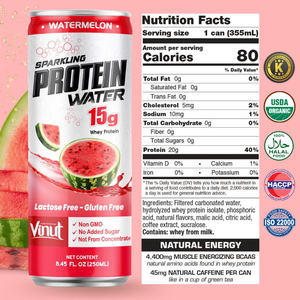 Produit phare : Boisson protéinée pétillante aromatisée à la pastèque 250 ml, jus vietnamien, faible en gras - Fabrication de boissons OEM ODM, échantillon gratuit - Product Image 3