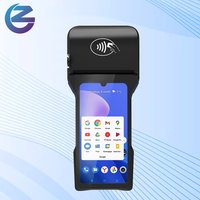 Terminal POS de mano Android 14 ZCS Z93 con pantalla de 6,26 "Impresora de alta velocidad de 80mm Escáner de huellas dactilares NFC Todo en uno POS