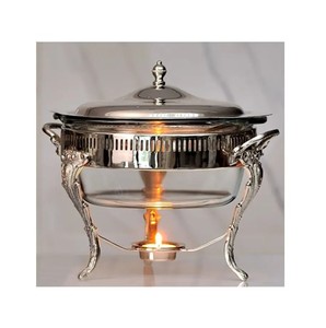 Chauffe-plat de haute qualité avec acier inoxydable durable pour les banquets formels ou les rassemblements décontractés avec couvercle en acier inoxydable - Product Image 3