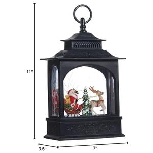 Lanterne à eau éclairée Premium Noël vacances décor à la maison lanternes de Noël Style Vintage Design moderne usine - Product Image 2