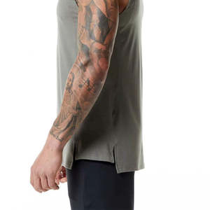 Nuevo diseño de alta calidad ropa de gimnasio en blanco 100% algodón estampado entrenamiento superventas camiseta sin mangas para hombre - Product Image 4