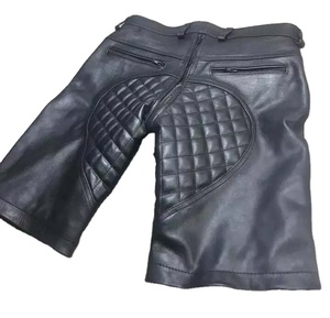 Pantalones Cortos de Cuero Sintético para Hombre, Color Negro, Estilo Sexy, para Club, Gimnasio, Motociclismo y Entrenamiento - Product Image 2