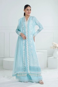 Nouvelle collection de costumes ethniques pakistanais et indiens brodés à la main Décoration à pampilles pailletées pour fête et mariage - Product Image 6