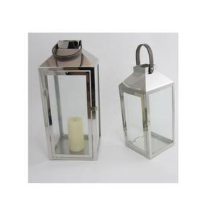 Bougeoir en verre inoxydable de qualité supérieure, fait à la main, couvercle sans flamme, lanterne pour décoration murale - Product Image 1