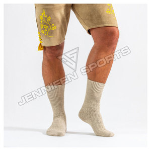 German Bavarian <b>Men's</b> <b>Sock</b> for Traditional Oktoberfest Cotton/Polyester High Ankle <b>Sock</b> - Product Image 3