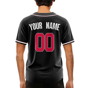 Offres Spéciales maillots de baseball élégants à séchage rapide pour adultes vêtements de sport personnalisés avec logo du nom de l'équipe et impression du numéro - Product Image 3