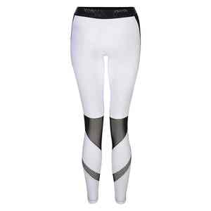 Leggings Largos de Cintura Alta para Mujer, Ajustados, de Tela Satinada, con Malla Digital, de la Marca Solid International - Product Image 2