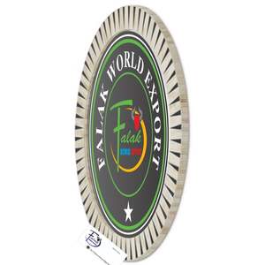 Miroir mural élégant en résine avec cadre décoratif personnalisable pour les intérieurs de maison modernes et rustiques par Falak World Export - Product Image 1