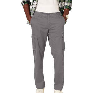 Pantalon cargo d'extérieur pour homme, multi-poches, design décontracté, respirant, coupe-vent, nouveau tissu, vente en gros, élastique, 6 poches - Product Image 1
