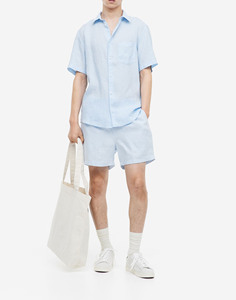 High Quality Men's 100% Cotton Casual Summer Shorts Quick-dry Anti-Wrinkle <b>Animal</b> Print High Waist Drawstring Closure Custom - Product Image 1