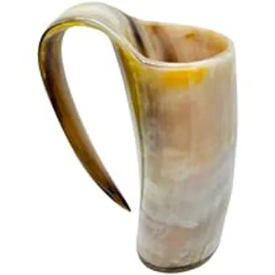 Highly Trend Mead Viking Horn Tankard Cheap Buffalo Horn Mug Horn Craft Best Quality Viking Drinking Mug Manufacturer From India