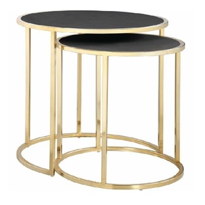 Table basse rectangulaire moderne en aluminium argenté avec base en métal Aswan International MT-818 - Product Image 5