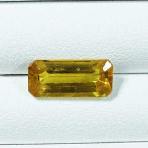 Zafiro Amarillo Natural al Mejor Precio, Talla Octogonal, Calentado, 3.15 Quilates Anillo de Alta Calidad con Piedra de Nacimiento de Septiembre para Anillos y Astrología - Product Image 2