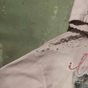 เสื้อมีฮู้ดสำหรับผู้ชายฟอกสีกรดรุ่น Dgt ลายกันแดดวินเทจสำหรับฤดูหนาว - Product Image 6