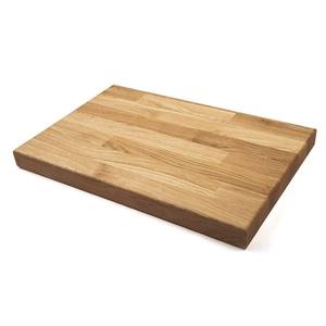 Offre Spéciale Logo personnalisé planche à découper trou coupe carré conception 14X8X0.50 pouces matériel bois brun naturel polonais ustensiles de cuisine - Product Image 6