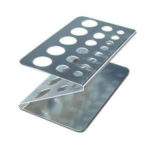 Support en aluminium en forme de Z pour tubes à essai - Product Image 1