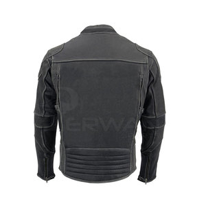 แจ็กเก็ตมอเตอร์ไซค์หนังกันน้ำสำหรับผู้ชายเสื้อกีฬาระบายอากาศได้สำหรับผู้ใหญ่ - Product Image 2