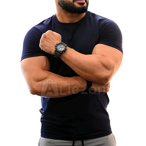 Chemises ajustées en coton et polyester pour l'haltérophilie et le fitness - Product Image 1