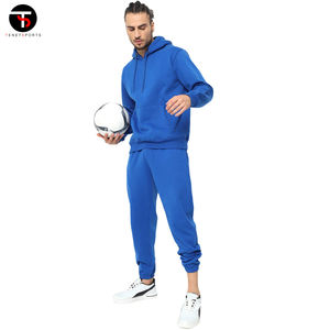 OEM Custom <b>Pullover</b> Puff Printing Foam Bubble Hoodie And Sweatpants Jogger 2025 New Design <b>Men's</b> Fitness Tracksuit High Quality - Product Image 5